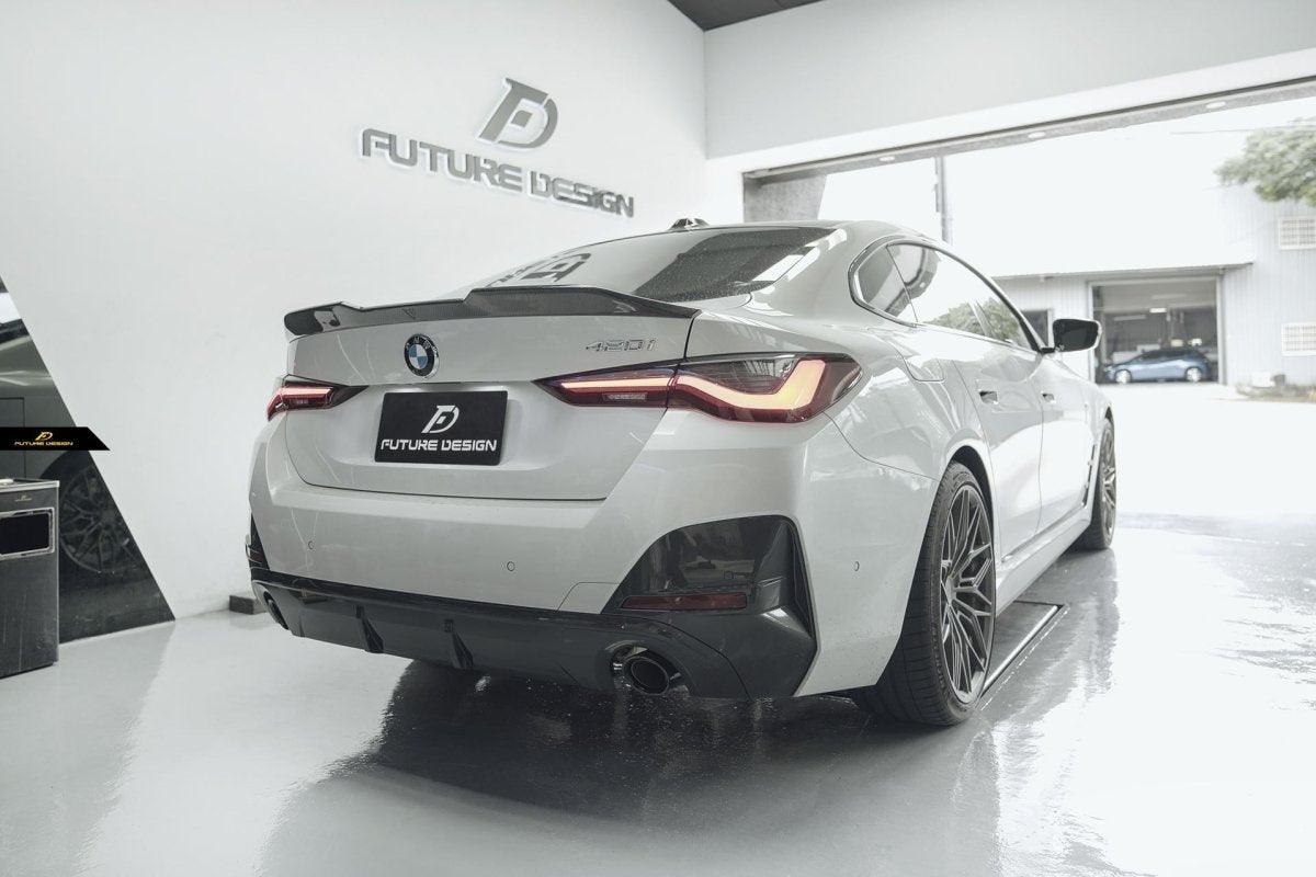 Future Design FD V1 Carbon Fiber REAR SPOILER for BMW I4 G26 & 4 Series G26 Gran coupe 2022-ON - Performance SpeedShop