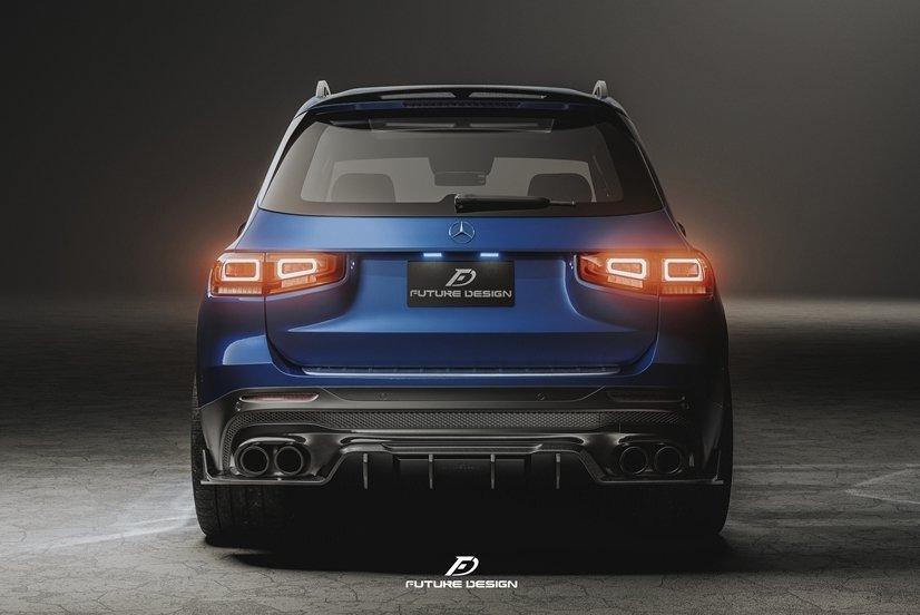 Future Design FD V2 Carbon Fiber REAR DIFFUSER for Mercedes Benz GLB 250 AMG / GLB 35 AMG X247 2020-ON - Performance SpeedShop