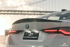 Future Design FD V2 Carbon Fiber REAR SPOILER for BMW I4 G26 & 4 Series G26 Gran coupe 2022-ON - Performance SpeedShop