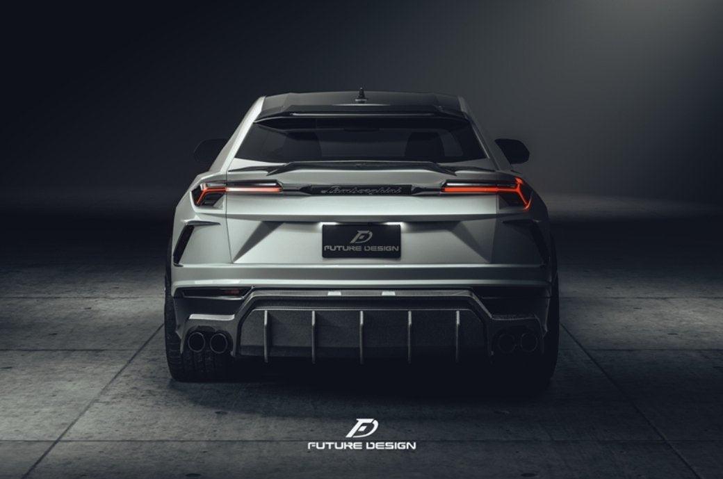Future Design FD V2 Carbon Fiber REAR TRUNK SPOILER for Lamborghini Urus - Performance SpeedShop