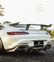 Future Design RT STYLE Carbon Fiber REAR SPOILER WING For Mercedes benz AMG GT GTS GTC C190 2015-ON - Performance SpeedShop