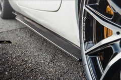 Future Design RT STYLE Carbon Fiber SIDE SKIRTS For Mercedes benz AMG GT GTS C190 2015-2017 - Performance SpeedShop
