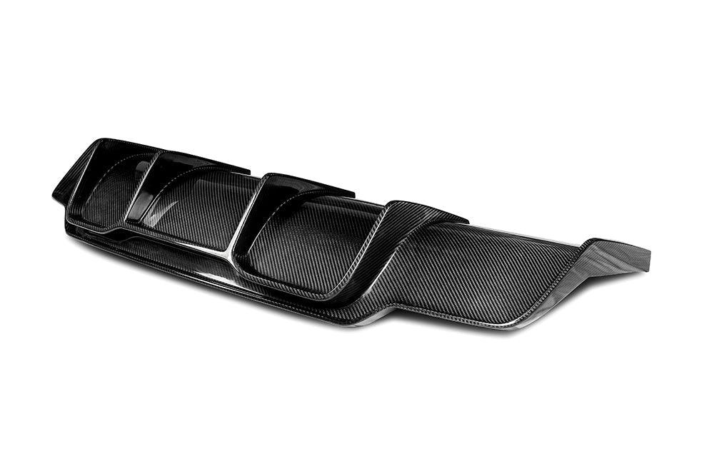 Tesla Model 3 Performance Long Range Standard Base 2017 2018 2019 2020 2021 2022 2023 with Aftermarket Parts - V Style Rear Diffuser?Carbon Fiber from Aero Republic