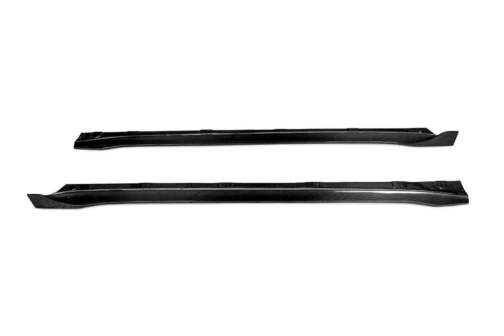 Tesla Model 3 Performance Long Range Standard Base 2017 2018 2019 2020 2021 2022 2023 with Aftermarket Parts - V Style Side Skirts?Carbon Fiber from Aero Republic