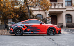 Audi TTRS 8S 2016-2018 Pre-facelift with Aftermarket Parts - Pre-preg Carbon Fiber Full Body Kit Package from Yofer USA