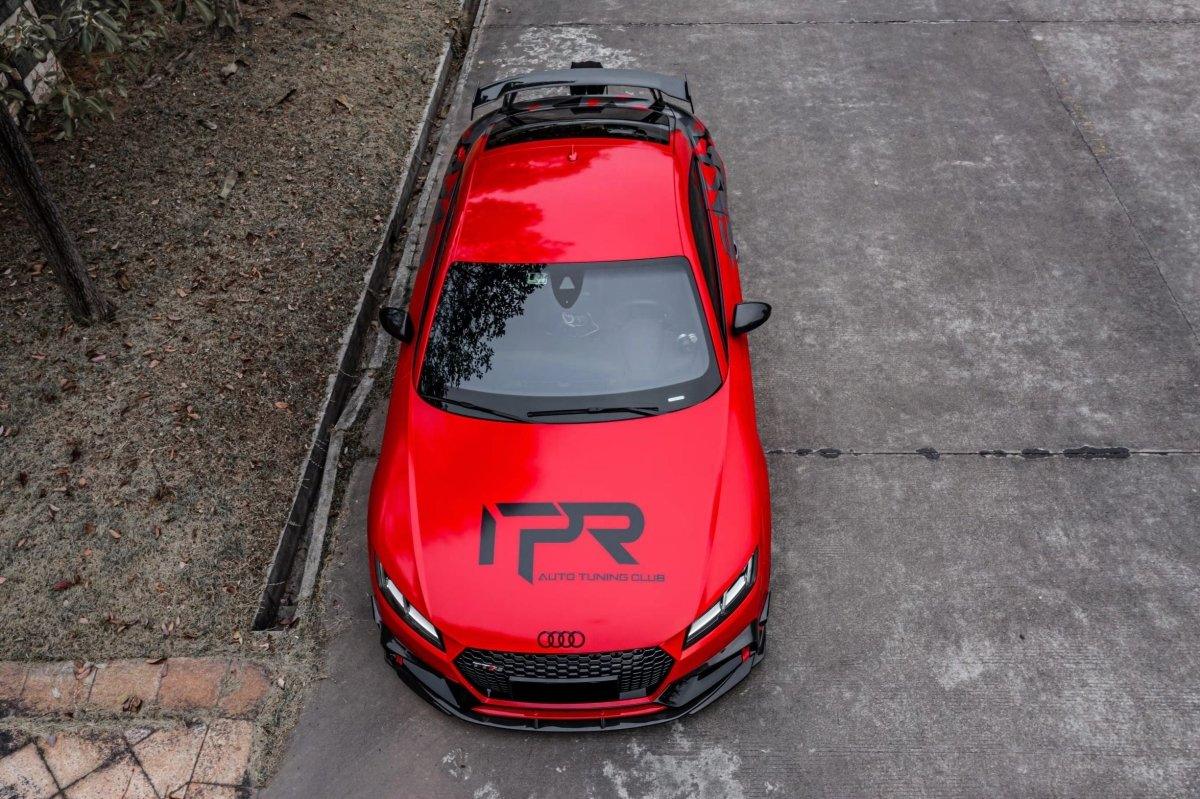 Audi TTRS 8S 2016-2018 Pre-facelift with Aftermarket Parts - Pre-preg Carbon Fiber Full Body Kit Package from Yofer USA