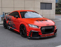 Audi TTRS 8S 2016-2018 Pre-facelift with Aftermarket Parts - Pre-preg Carbon Fiber Full Body Kit Package from Yofer USA