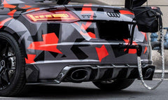 IPR Carbon Fiber Rear Diffuser & Rear Canards 3 Pcs for Audi TTRS 8S 2016-2019 Pre-facelift - Performance SpeedShop