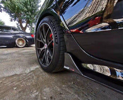 Audi S6 / A6 Avant / A6 C7.5 2016 2017 2018 with Aftermarket Parts - Side Skirts Pre-preg Carbon Fiber from Karbel Carbon