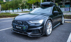 Audi A6 Allroad C8 2020-ON with Aftermarket Parts - Upper Valences Pre-preg Carbon Fiber from Karbel Carbon