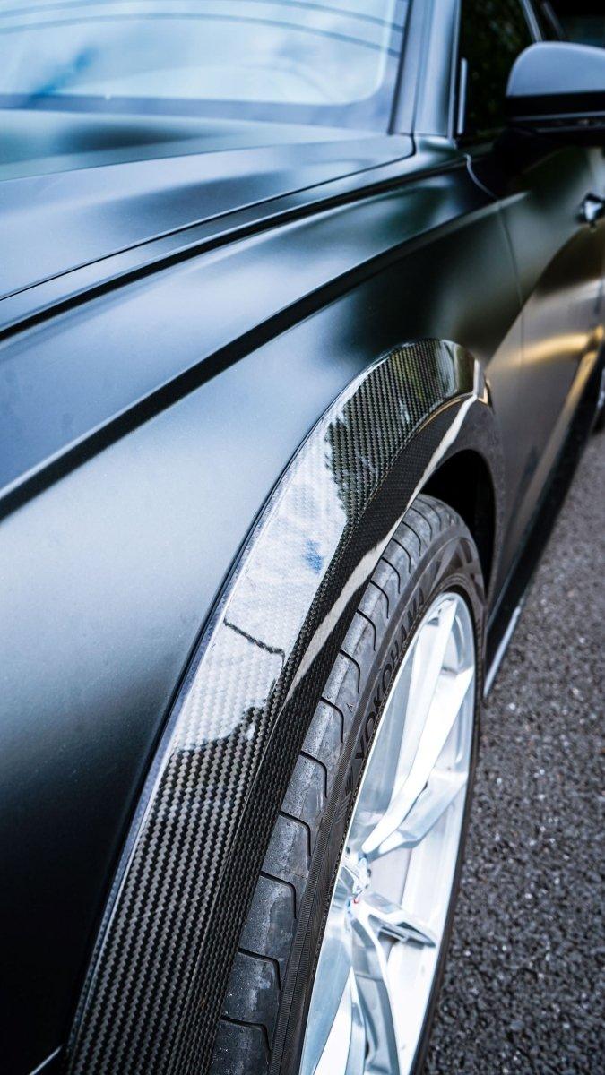 Audi A6 Allroad C8 2020-ON with Aftermarket Parts - Wheel Arches Pre-preg Carbon Fiber from Karbel Carbon