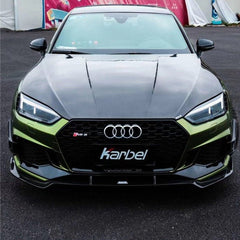 Audi RS5 S5 A5 B9 B9.5 2017-ON with Aftermarket Parts - Hood Pre-preg Carbon Fiber from Karbel Carbon