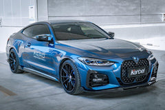 BMW 4 series 430i (with M-package bumper, does not fit base model) M440i G22 G23 2020-ON with Aftermarket Parts - Upper Valences Pre-preg Carbon Fiber from Karbel Carbon