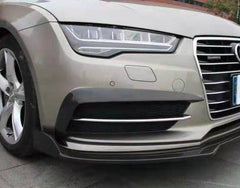 Audi S7 A7 S-line (with s-line bumper, does not base model) C7.5 2016-2018 with Aftermarket Parts - Upper Valences Pre-preg Carbon Fiber from Karbel Carbon