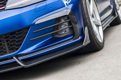 Volkswagen Golf R / GTI MK7.5 2018 2019 2020 2021 with Aftermarket Parts - Upper Valences Pre-preg Carbon Fiber from Karbel Carbon