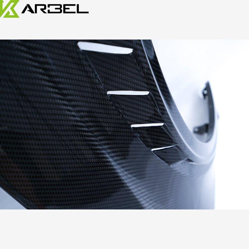 Audi S3 A3 8V.5 2015 2016 2017 2018 2019 2020 & RS3 8V.5 2018 2019 2020 With Aftermarket Parts - Front Fenders Pre-preg Carbon Fiber from Karbel Carbon
