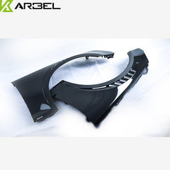 Audi S4 A4 B9 2017 2018 2019 & S4 A4 B9.5 2020 2021 2022 2023 2024 With Aftermarket Parts - Front Fenders Pre-preg Carbon Fiber from Karbel Carbon