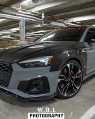 Audi S5 A5 B9 2017 2018 2019 with Aftermarket Parts - Front Fenders Pre-preg Carbon Fiber from Karbel Carbon