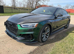 Audi S5 A5 B9 2017 2018 2019 with Aftermarket Parts - Front Fenders Pre-preg Carbon Fiber from Karbel Carbon