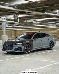 Audi S5 A5 B9 2017 2018 2019 with Aftermarket Parts - Front Fenders Pre-preg Carbon Fiber from Karbel Carbon