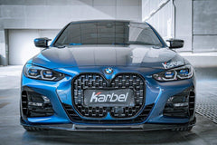BMW 4 series 430i (with M-package bumper, does not fit base model) M440i G22 G23 2020-ON with Aftermarket Parts - Front Lip Pre-preg Carbon Fiber from Karbel Carbon