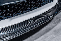 BMW 8 Series M850 840 (With M-Package Bumper) G14 G15 G16 2018 2019 2020 2021 2022 2023 2024 with Aftermarket Parts - Front Lip Pre-preg Carbon Fiber from Karbel Carbon