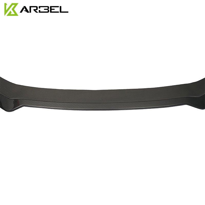 Audi S5 A5 (with s-line bumper, does not base model) B9 2017 2018 2019 with Aftermarket Parts - V2 Style Front Lip Pre-preg Carbon Fiber from Karbel Carbon