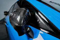 Audi RS5 S5 A5 (equiped with blind assist/without blind assist) B9 / B9.5 2017-ON & RS4 S4 A4 (equiped with blind assist/without blind assist) B9 / B9.5 2017-ON With Aftermarket Parts - Mirror Covers Pre-preg Carbon Fiber from Karbel Carbon