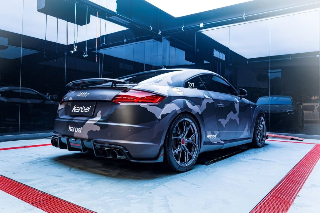 Audi TTS / TT 8S MK3 Aftermarket Parts - Karbel Rear Diffuser Carbon ...