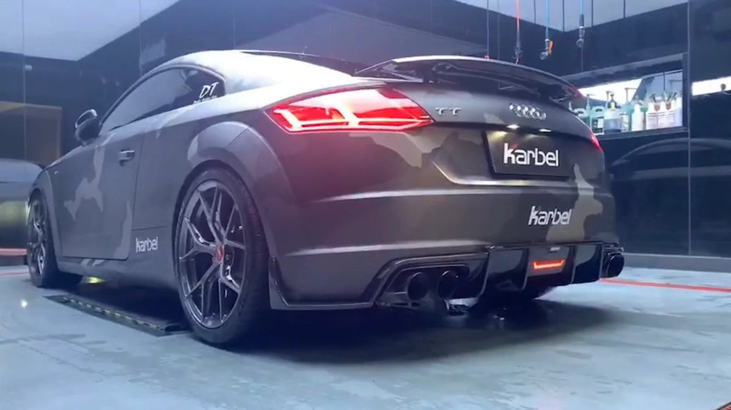 Audi TTS / TT 8S MK3 Aftermarket Parts - Karbel Rear Diffuser Carbon ...
