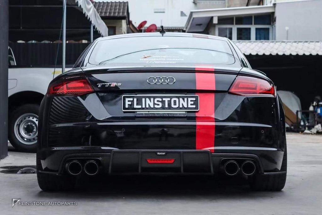 Audi TTS / TT 8S MK3 Aftermarket Parts - Karbel Rear Diffuser Carbon ...