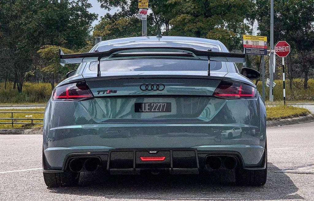 Audi TTS / TT 8S MK3 Aftermarket Parts - Karbel Rear Diffuser Carbon ...