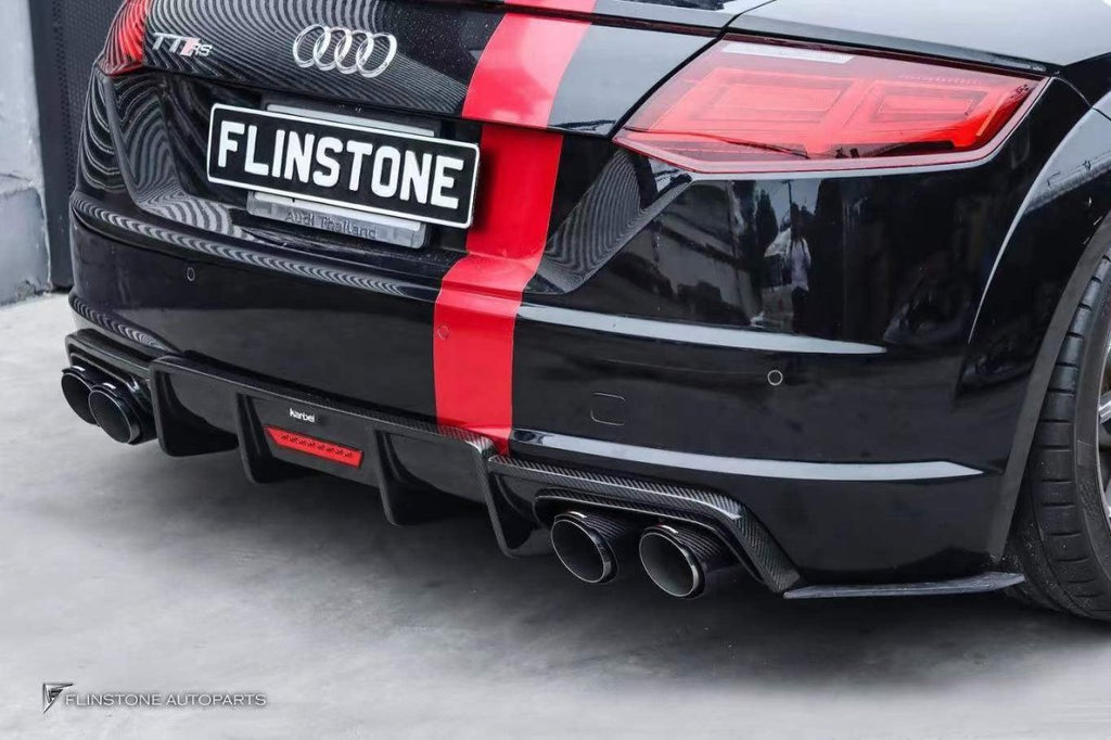 Audi TTS / TT 8S MK3 Aftermarket Parts - Karbel Rear Diffuser Carbon ...