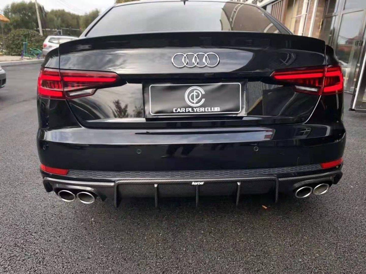 Karbel Carbon V2 Rear Diffuser for Audi S4 & A4 S Line 2017-2019 B9 Dry Pre-preg Carbon Fiber