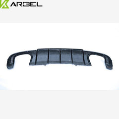 Audi S4 A4 (with S-line bumper, does not fit base model) B9 2017 2018 2019 with Aftermarket Parts - V1 (With LED Light) & V2 (Without LED Light) Style Rear Diffuser Pre-preg Carbon Fiber from Karbel Carbon