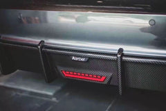Audi S6 / A6 Avant / A6 S-line / A6 C8 2019 2020 2021 2022 2023 2024 with Aftermarket Parts - Rear Diffuser Pre-preg Carbon Fiber from Karbel Carbon