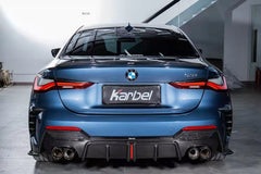 BMW 4 series 430i M440i G22 G23 2020-ON with Aftermarket Parts - Rear Diffuser & Canards Pre-preg Carbon Fiber from Karbel Carbon