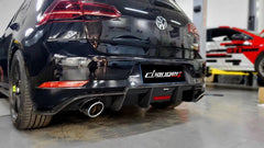 Volkswagen GTI MK7.5 2018 2019 2020 2021 with Aftermarket Parts - Rear Diffuser Pre-preg Carbon Fiber from Karbel Carbon