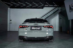 Audi S5 A5 (with s-line bumper, does not base model) B9.5 2020 2021 2022 2023 2024 with Aftermarket Parts - Rear Diffuser Pre-preg Carbon Fiber from Karbel Carbon