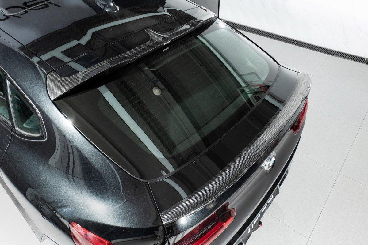 Karbel Carbon Dry Carbon Fiber Rear Roof Spoiler for BMW X4 & X4M & X4MC G02/F98 2019-ON - Performance SpeedShop