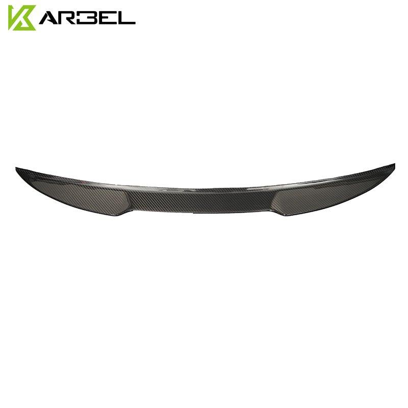Audi S4 A4 B9 / B9.5 2017 2018 2019 2020 2021 2022 2023 2024 with Aftermarket Parts - Rear Spoiler Pre-preg Carbon Fiber from Karbel Carbon