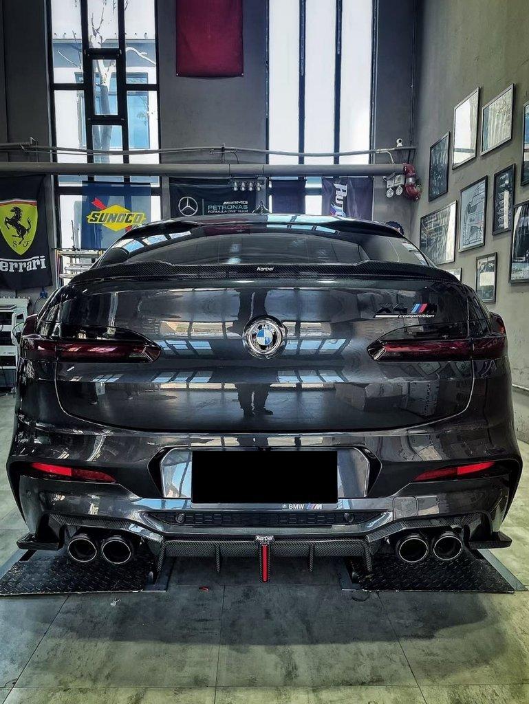 Karbel Carbon Dry Carbon Fiber Rear Trunk Spoiler for BMW X4 & X4M & X4MC F98 G02 2019-2021 - Performance SpeedShop