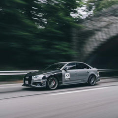 Audi S4 A4 B9 / B9.5 2017-ON with Aftermarket Parts - Side Skirts & Upper Side Skirt Trim Pre-preg Carbon Fiber from Karbel Carbon