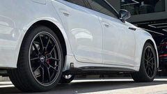 Audi S5 A5 B9.5 2020 2021 2022 2023 2024 Early 2025 With Aftermarket Parts - Side Skirts Extensions Dry Pre-preg Carbon Fiber from Karbel Carbon