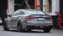 Audi S5 A5 B9.5 2020 2021 2022 2023 2024 Early 2025 With Aftermarket Parts - Side Skirts Extensions Dry Pre-preg Carbon Fiber from Karbel Carbon