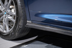 BMW X3 X3M X3MC G01 F97 (Fits Both Pre-LCI & LCI) 2019-ON & X4 X4M X4MC G02 F98 (Fits Both Pre-LCI & LCI) 2019-ON with Aftermarket Parts - Side Skirts Pre-preg Carbon Fiber from Karbel Carbon