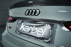 Audi RS5 S5 A5 B9.5 2020 2021 2022 2023 2024 with Aftermarket Parts - Rear Trunk Lid Pre-preg Double-sided Carbon Fiber from Karbel Carbon