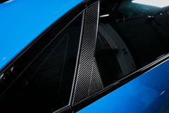 Audi S4 A4 B9.5 2020-ON with Aftermarket Parts - Window Pillar Panel Trim Pre-preg Carbon Fiber from Karbel Carbon
