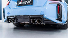 BMW M2 / M2C G87 2023-ON with Aftermarket Parts - Rear Bumper Canards Pre-preg Carbon Fiber from Karbel Carbon
