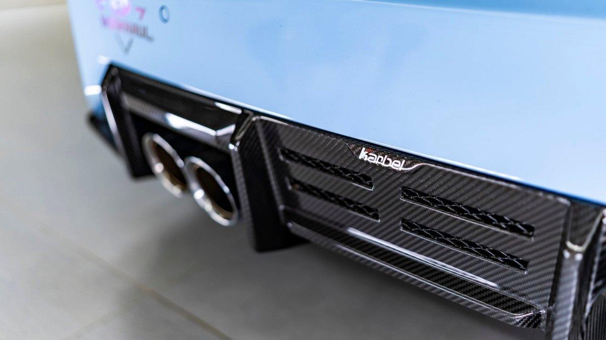 BMW M2 / M2C G87 2023-ON with Aftermarket Parts - Rear Diffuser & Canards Pre-preg Carbon Fiber from Karbel Carbon